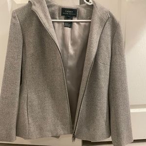 Ralph Lauren Lambswool hooded zip-up